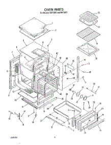 03 - Oven parts for Roper Oven B8758X1 from AppliancePartsPros.com