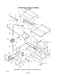 07 - Broiler And Oven parts for Roper Range F8557W1 from AppliancePartsPros.com