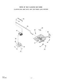 05 - Power Lock parts for Roper Range 1352W06 from AppliancePartsPros.com