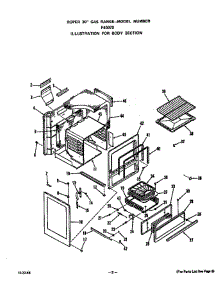 Body parts for Roper Range F4007W0 from AppliancePartsPros.com