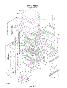03 - Oven parts for Roper Oven B4607B1 from AppliancePartsPros.com