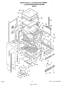 03 - Body parts for Roper Oven B6757B0 from AppliancePartsPros.com