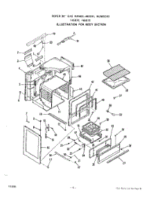 05 - Body parts for Roper Range F4507W0 from AppliancePartsPros.com