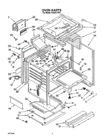 06 - Oven parts for Roper Range FGS387YW0 from AppliancePartsPros.com