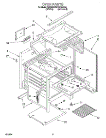 04 - Oven parts for Roper Range FLP320AW0 from AppliancePartsPros.com
