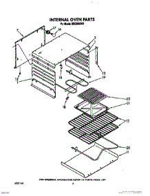 03 - Internal Oven parts for Roper Range SEC350XW0 from AppliancePartsPros.com