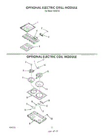 08 - Electric Grill , Electric Coil parts for Roper Range N9457X2 from AppliancePartsPros.com