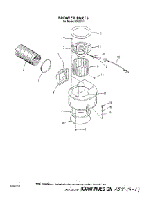 04 - Blower parts for Roper Range N9257L1 from AppliancePartsPros.com