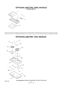 08 - Electric Grill , Electric Coil parts for Roper Range N9257L1 from AppliancePartsPros.com