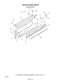 03 - Backguard parts for Roper Range N9157L0 from AppliancePartsPros.com