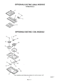 07 - Electric Grill , Electric Coil parts for Roper Range N9157L0 from AppliancePartsPros.com