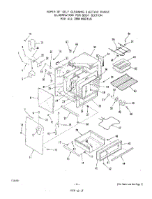 06 - Body parts for Roper Range 2384W2A from AppliancePartsPros.com