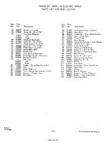 05 - Oven Door parts for Roper Range 2521B10 from AppliancePartsPros.com