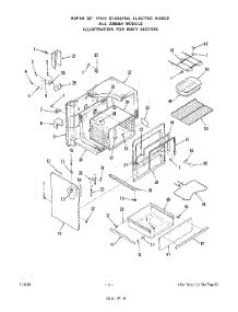 05 - Body parts for Roper Range 2265W0A from AppliancePartsPros.com