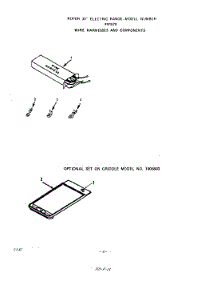 07 - Wire Harness , Optional Griddle parts for Roper Range F9157W0 from AppliancePartsPros.com