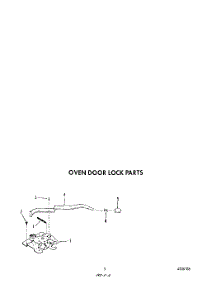 04 - Oven Door Lock parts for Roper Oven B9908B3 from AppliancePartsPros.com