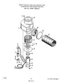 03 - Blower parts for Roper Range 2144W0E from AppliancePartsPros.com