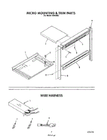 06 - Micro Mounting And Trim , Wire Harness parts for Roper Oven B9908B3 from AppliancePartsPros.com