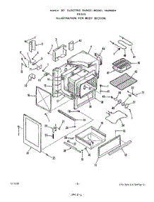 04 - Body parts for Roper Range F9757W0 from AppliancePartsPros.com