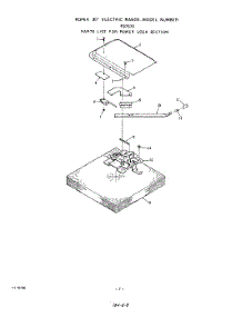 05 - Power Lock parts for Roper Range F9757W0 from AppliancePartsPros.com