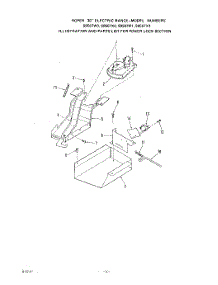 04 - Power Lock parts for Roper Range S9507W1 from AppliancePartsPros.com