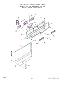 03 - Backguard parts for Roper Range 2354W3A from AppliancePartsPros.com