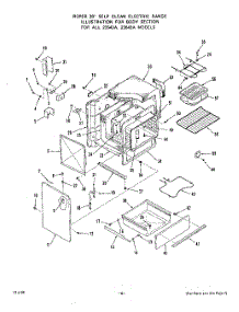 06 - Body parts for Roper Range 2354W3A from AppliancePartsPros.com