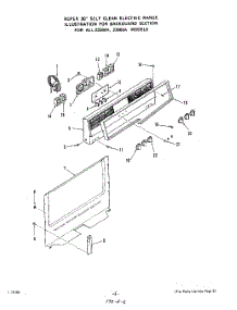 03 - Main Top parts for Roper Range 2366W0A from AppliancePartsPros.com