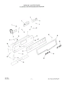 02 - Main Top parts for Roper Range 2233Z1A from AppliancePartsPros.com