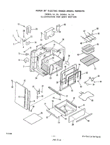 04 - Body parts for Roper Range 2406W1A from AppliancePartsPros.com