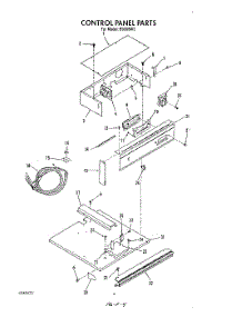04 - Control Panel , Lit / Optional parts for Roper Oven B9308W3 from AppliancePartsPros.com