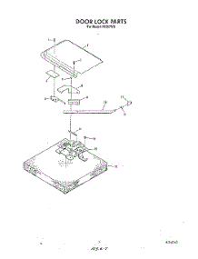 07 - Door Lock parts for Roper Range F9257W0 from AppliancePartsPros.com
