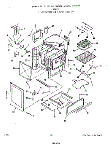 04 - Body parts for Roper Range F9857W0 from AppliancePartsPros.com