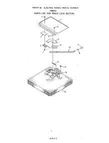 05 - Power Lock parts for Roper Range F9857W0 from AppliancePartsPros.com