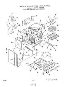 05 - Body parts for Roper Range 2456X2A from AppliancePartsPros.com