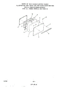 08 - Section parts for Roper Range 2354W2A from AppliancePartsPros.com