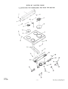 02 - Body parts for Roper Range 2413W0A from AppliancePartsPros.com