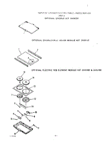 07 - Griddle Kit parts for Roper Range 2492L1A from AppliancePartsPros.com