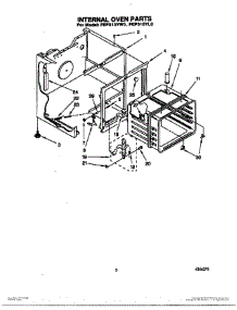 05 - Internal Oven parts for Roper Range FEP310YW0 from AppliancePartsPros.com