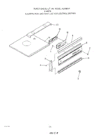 03 - Control parts for Roper Oven B4457B0 from AppliancePartsPros.com