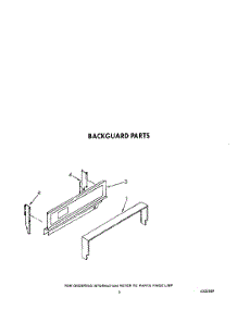 04 - Backguard parts for Roper Range FGP310VW3 from AppliancePartsPros.com