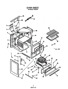 Oven parts for Roper Range F4357W0 from AppliancePartsPros.com