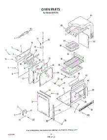 05 - Oven parts for Roper Range D6757X1 from AppliancePartsPros.com