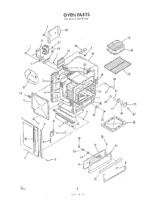 03 - Oven parts for Roper Range S8757W4 from AppliancePartsPros.com