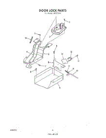 04 - Door Lock parts for Roper Range S8757W4 from AppliancePartsPros.com