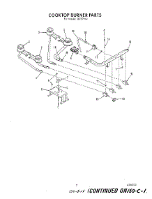 05 - Cooktop Burner parts for Roper Range S8757W4 from AppliancePartsPros.com