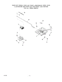 03 - Burner parts for Roper Range 1893W0A from AppliancePartsPros.com