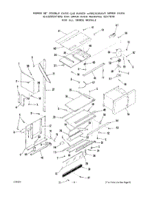 07 - Lower Oven Control parts for Roper Range 1893W0A from AppliancePartsPros.com