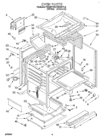 05 - Oven parts for Roper Range FGS387YW3 from AppliancePartsPros.com