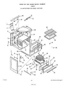 05 - Body parts for Roper Range F4057W1 from AppliancePartsPros.com